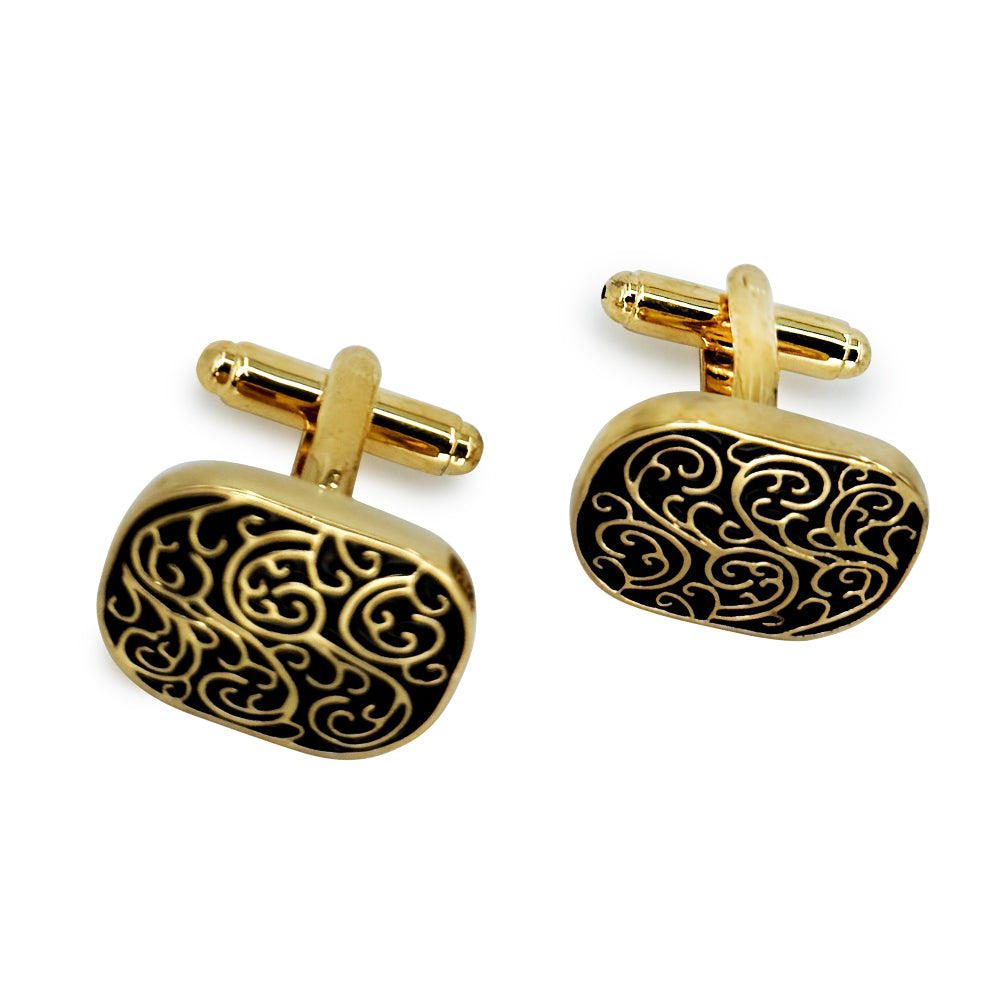 Black & Gold Cufflinks