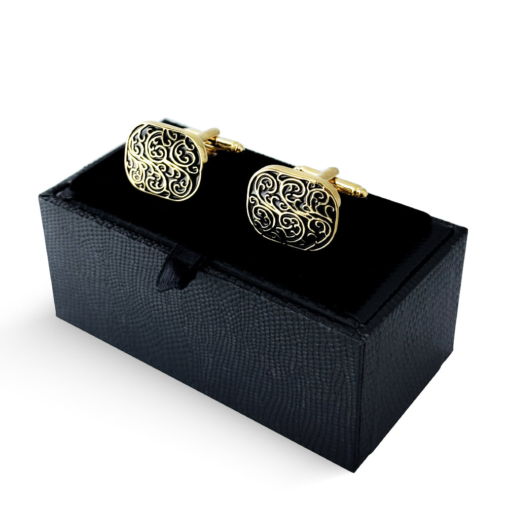 Black & Gold Cufflinks
