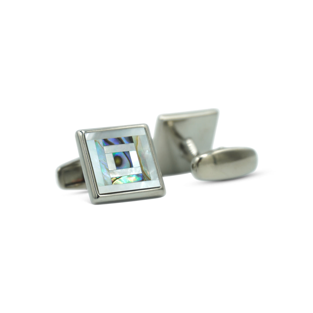 Black Men's Shirt Accessory - Cufflinks