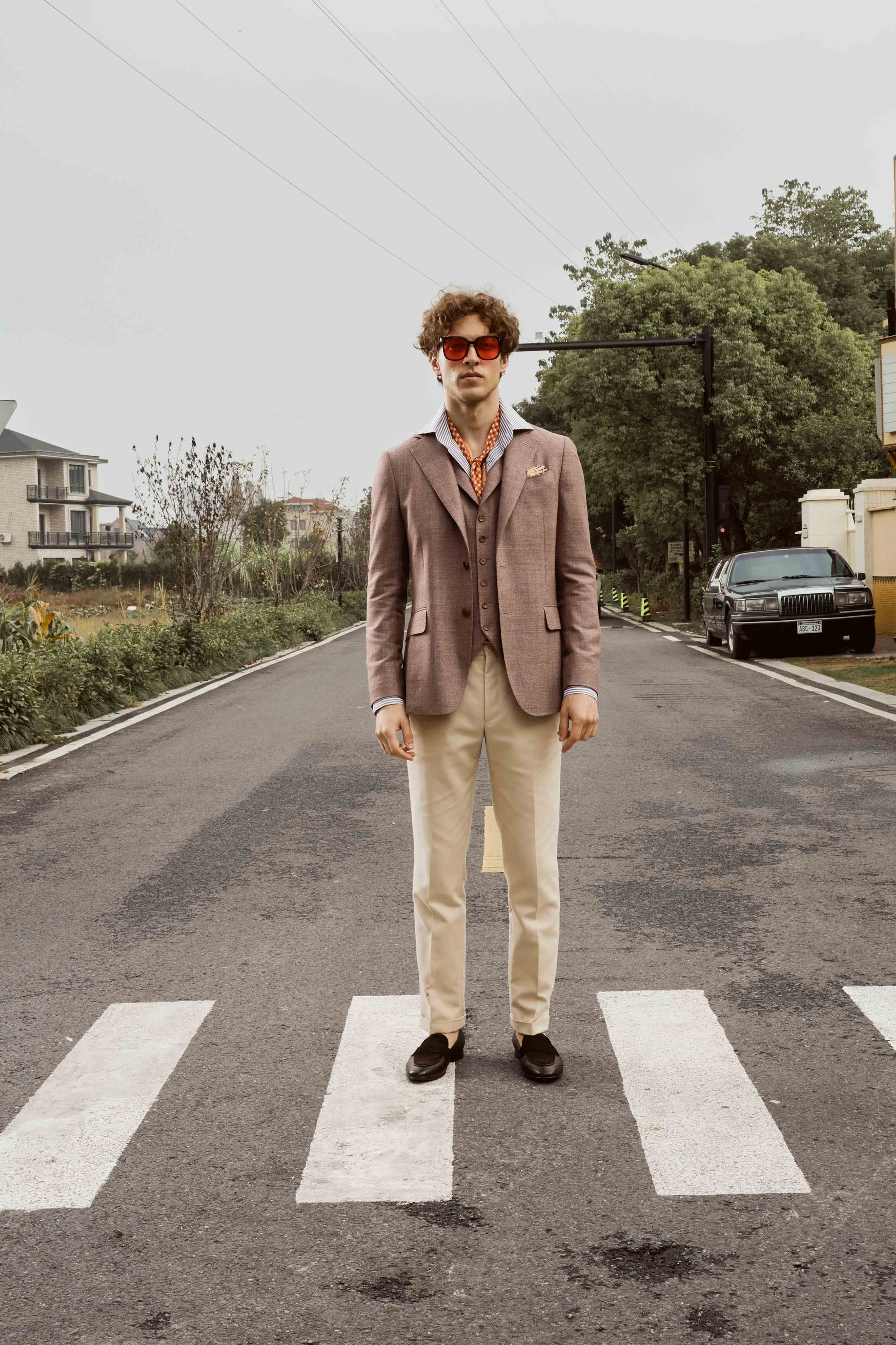 Redwood Suit Set with Vest