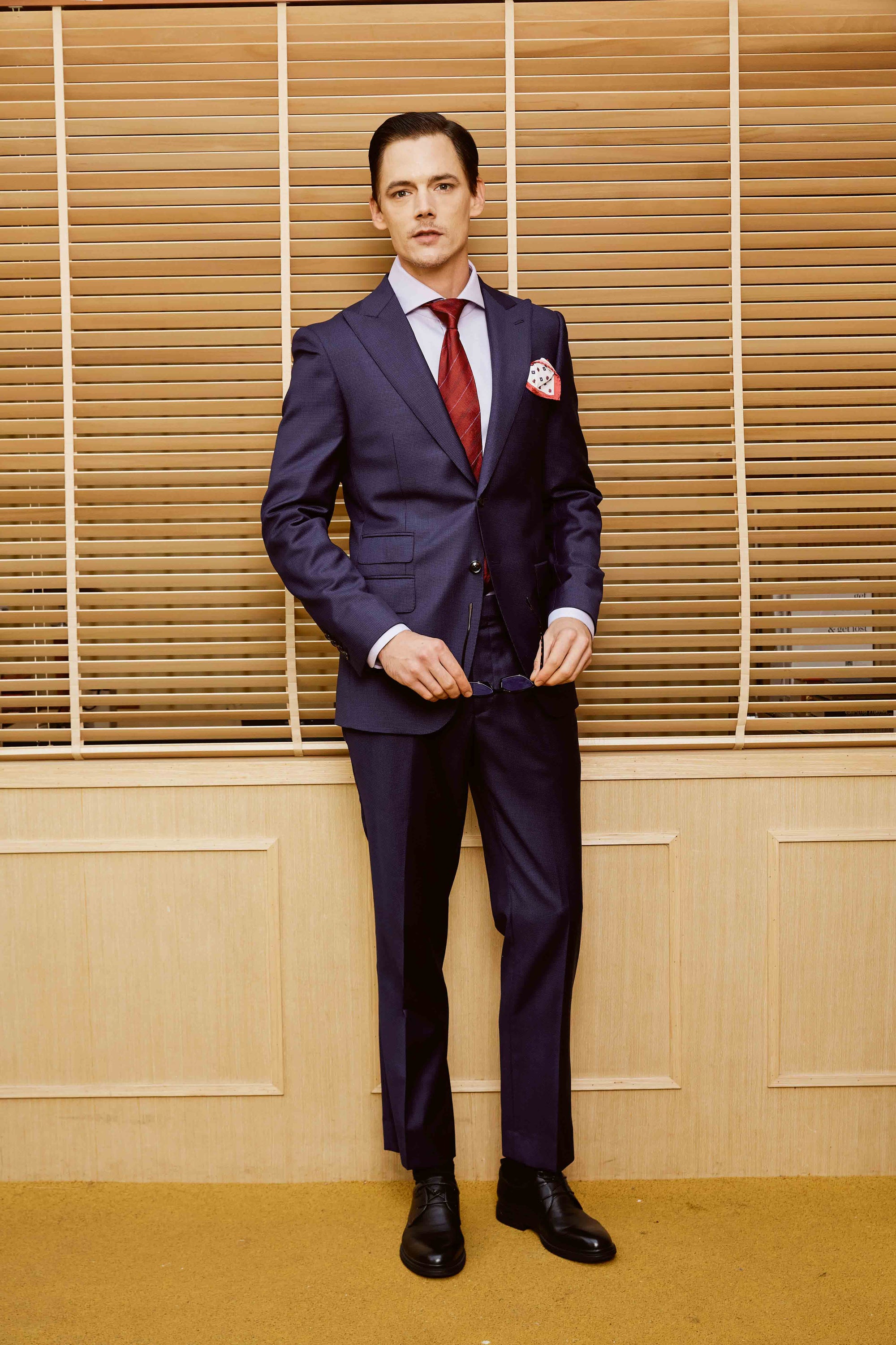 Tweed Pattern Suit Set