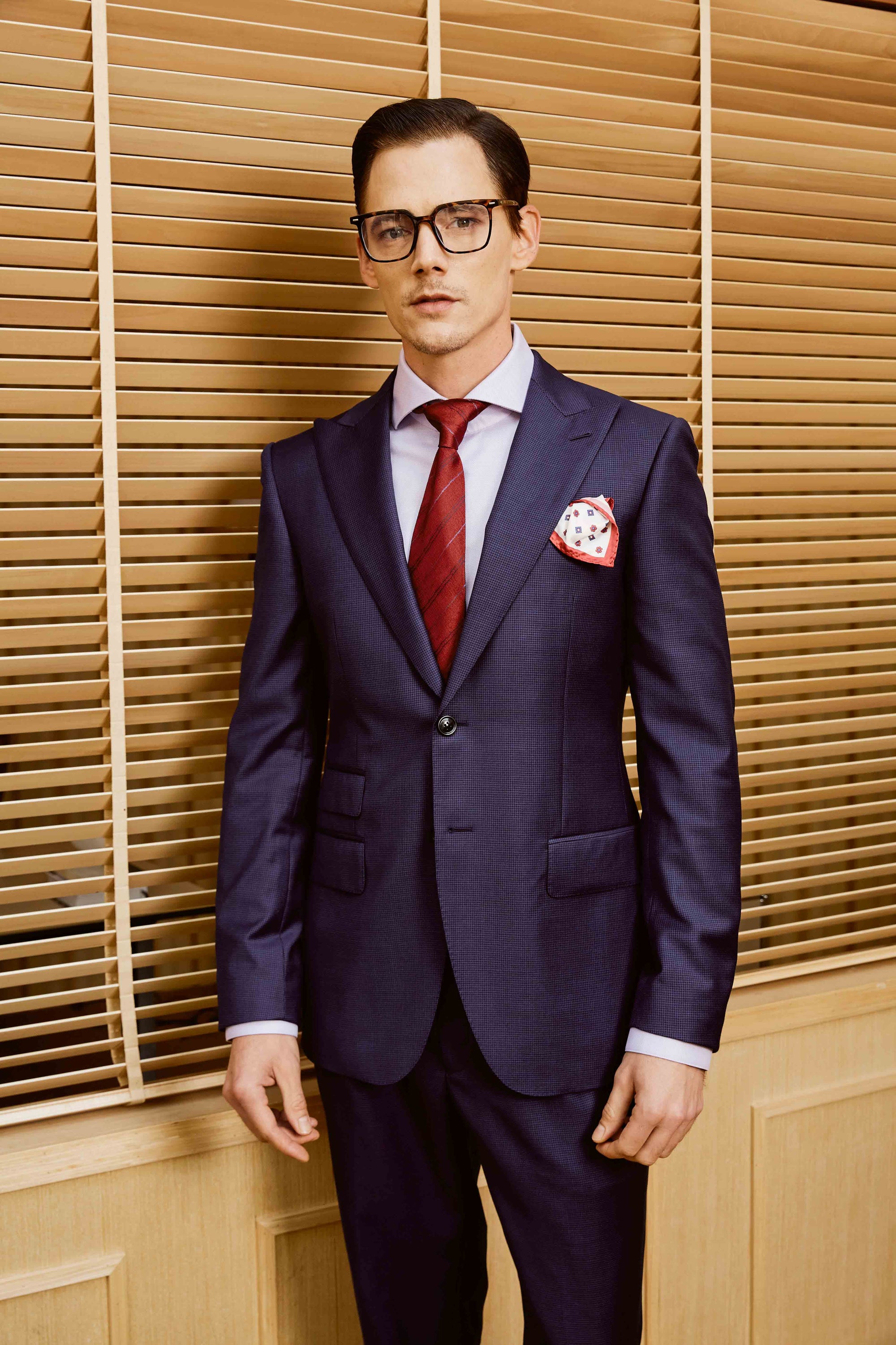 Tweed Pattern Suit Set