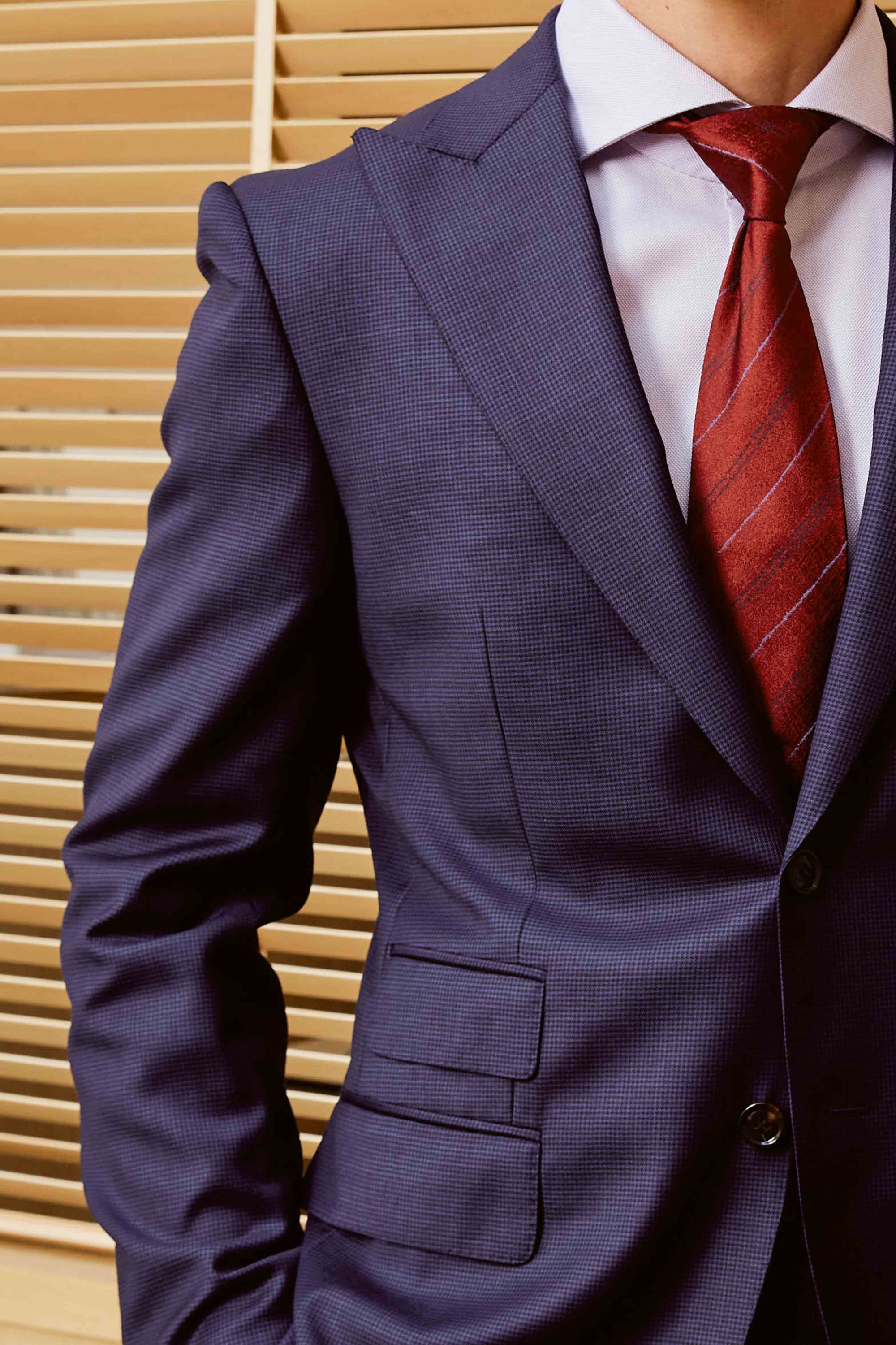 Tweed Pattern Suit Set