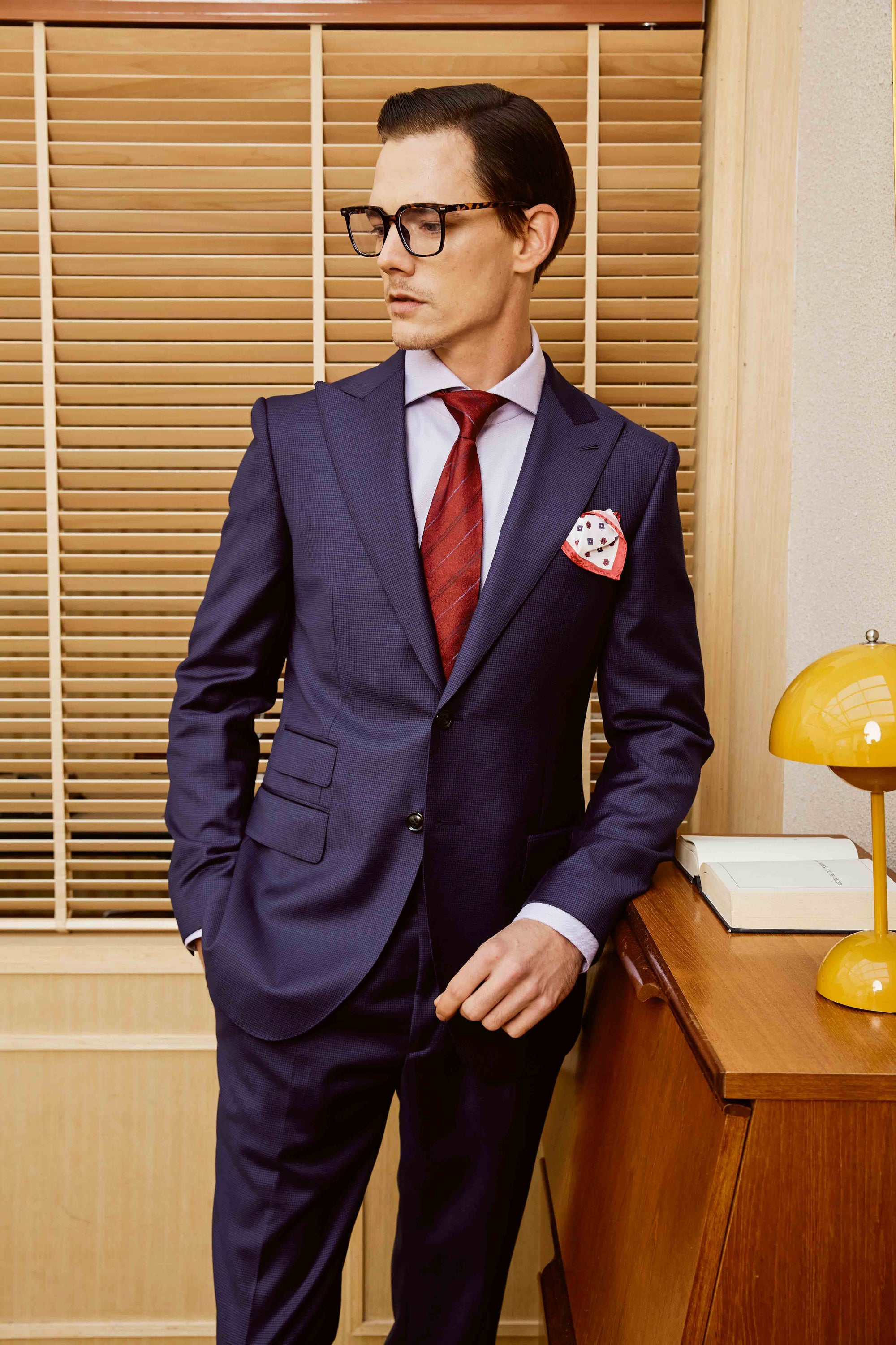 Tweed Pattern Suit Set