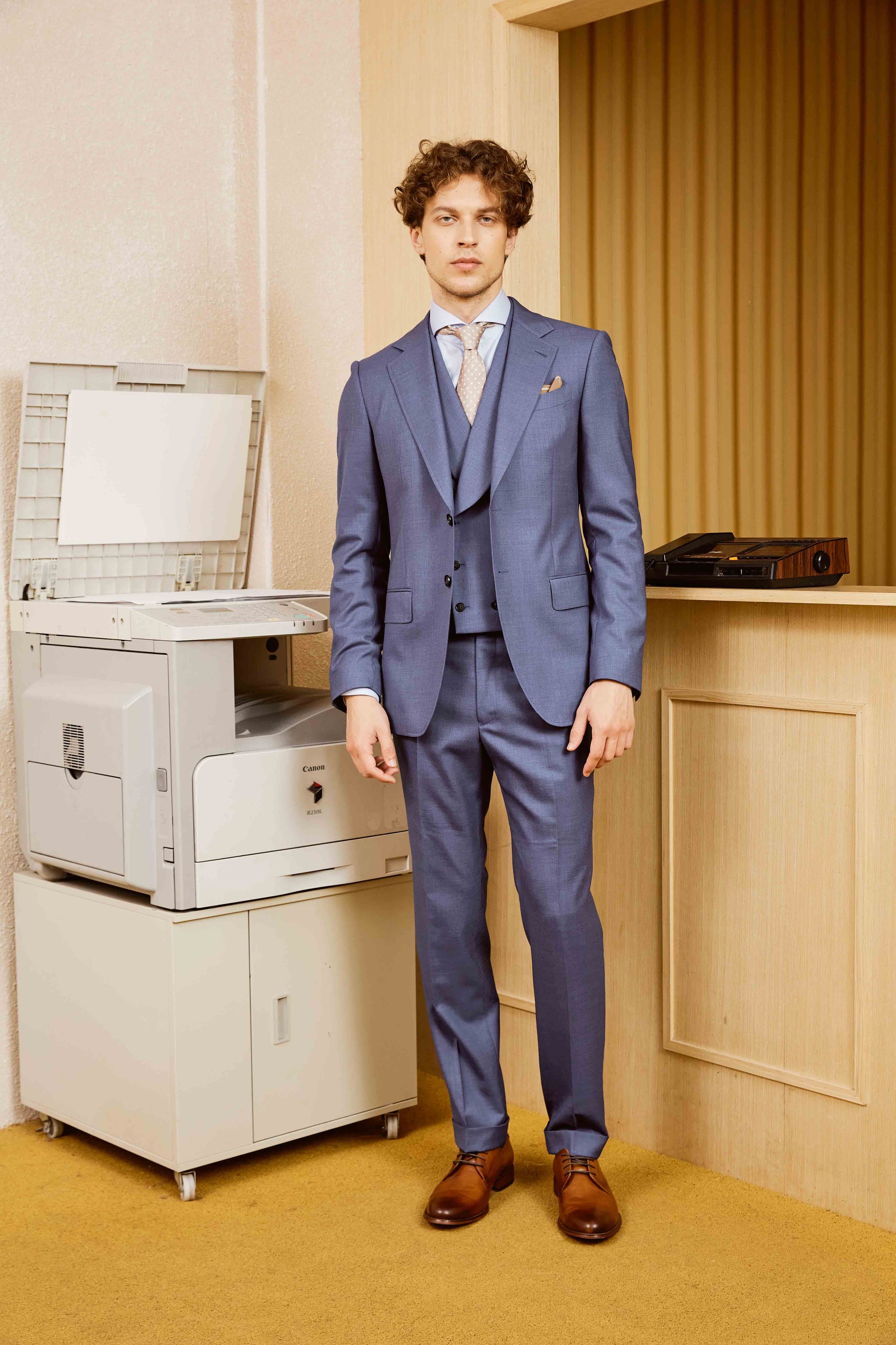 Polynesian Blue Suit Set
