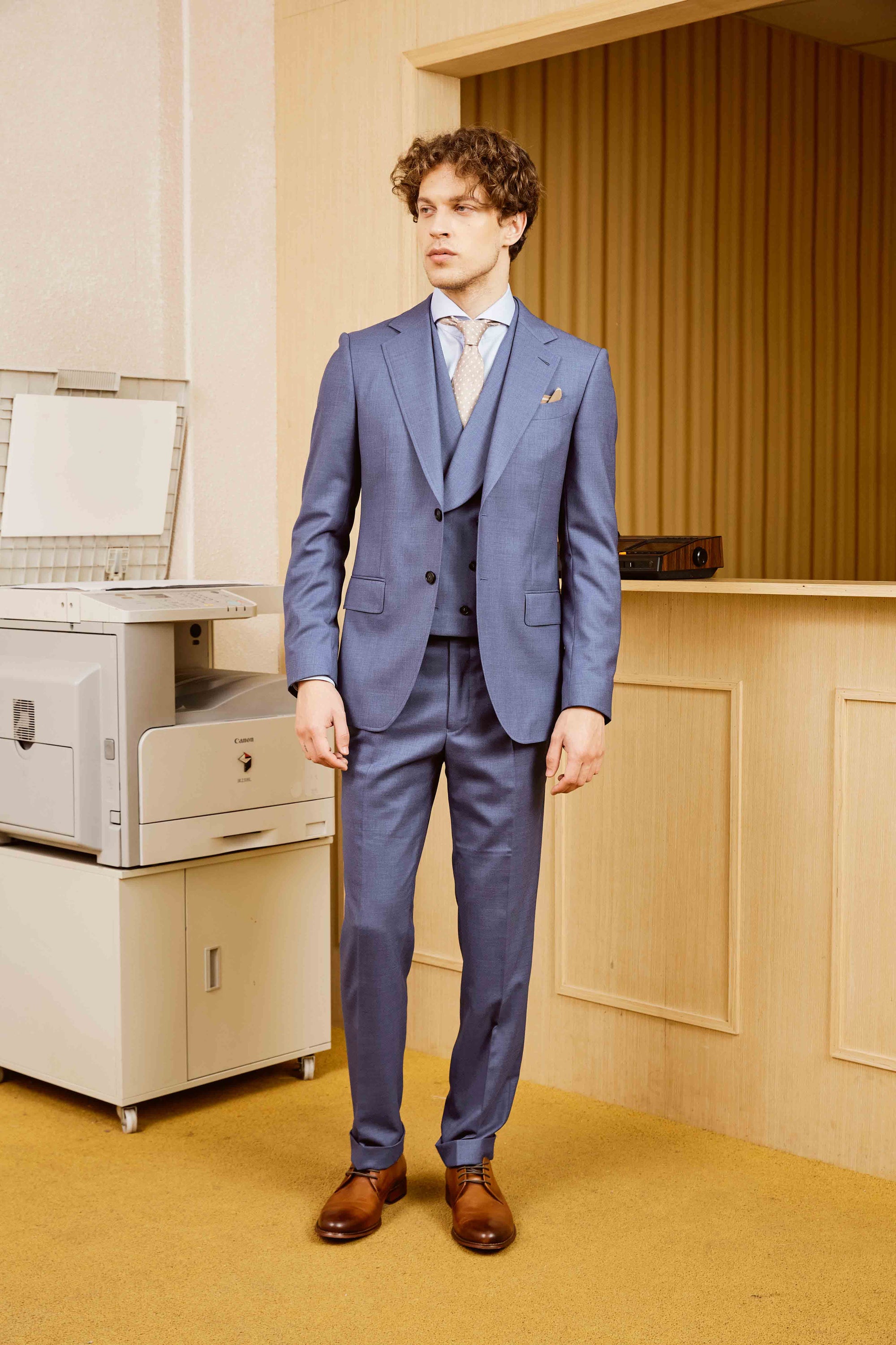 Polynesian Blue Suit Set