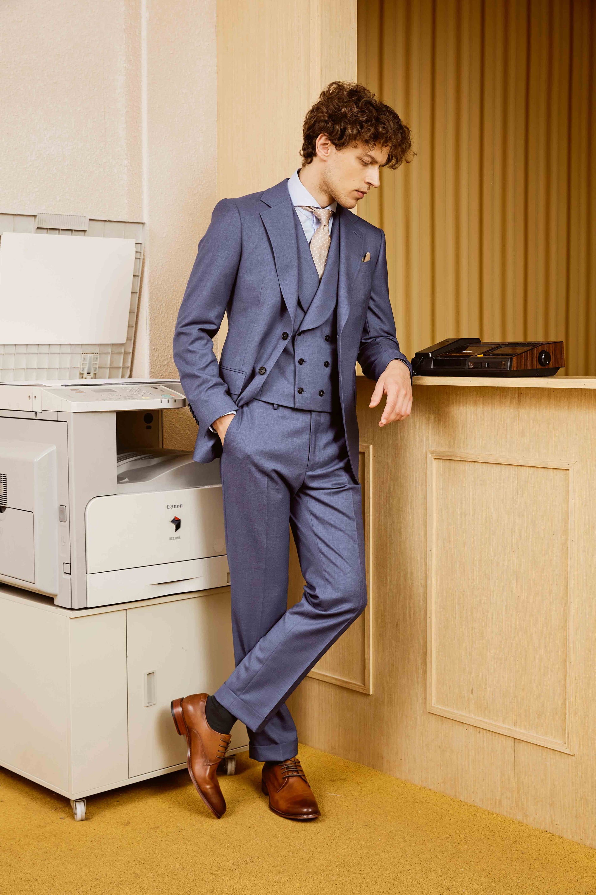 Polynesian Blue Suit Set