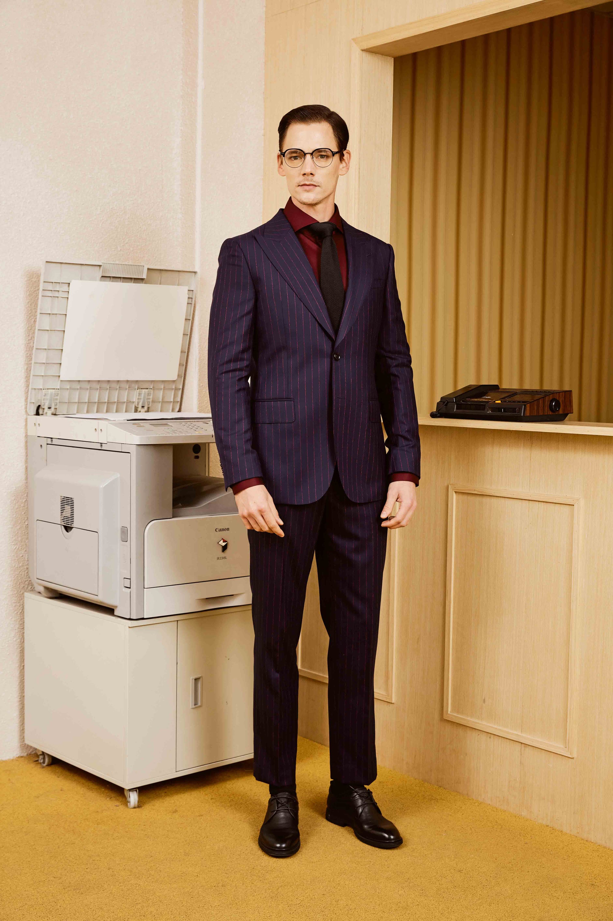Dark Blue Men Suit