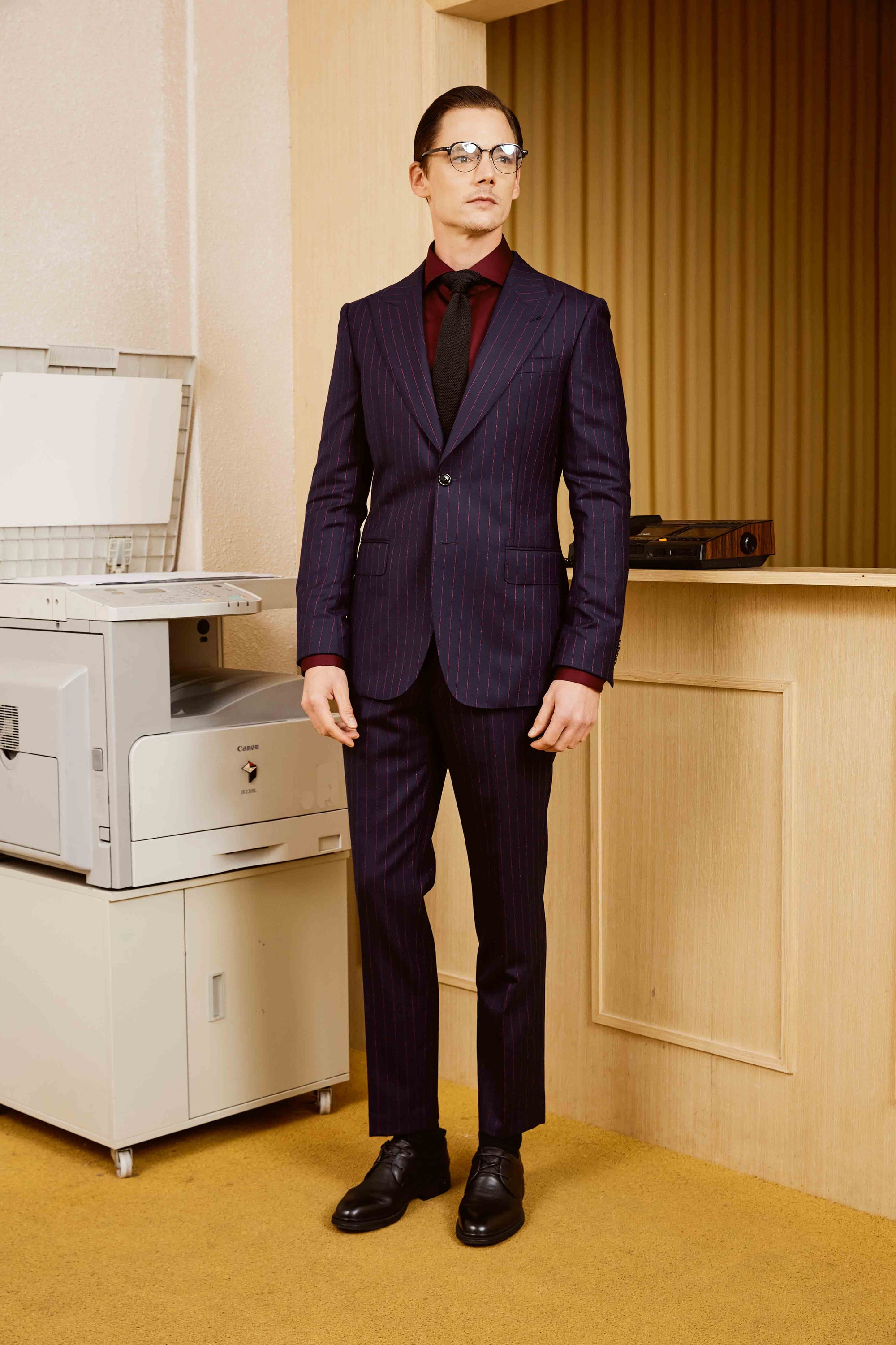 Dark Blue Men Suit