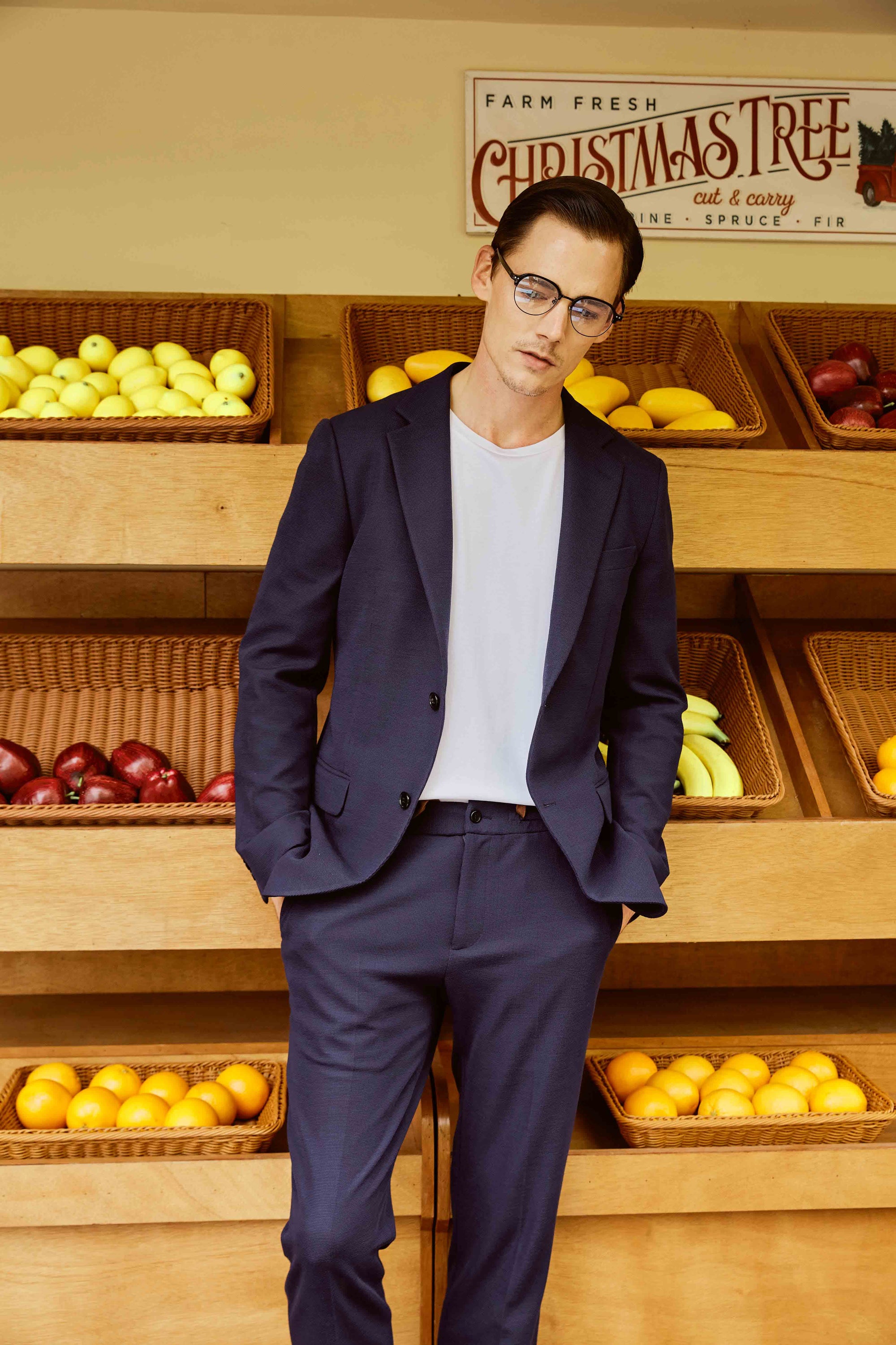 Textured Coat and Pant Casual Suit