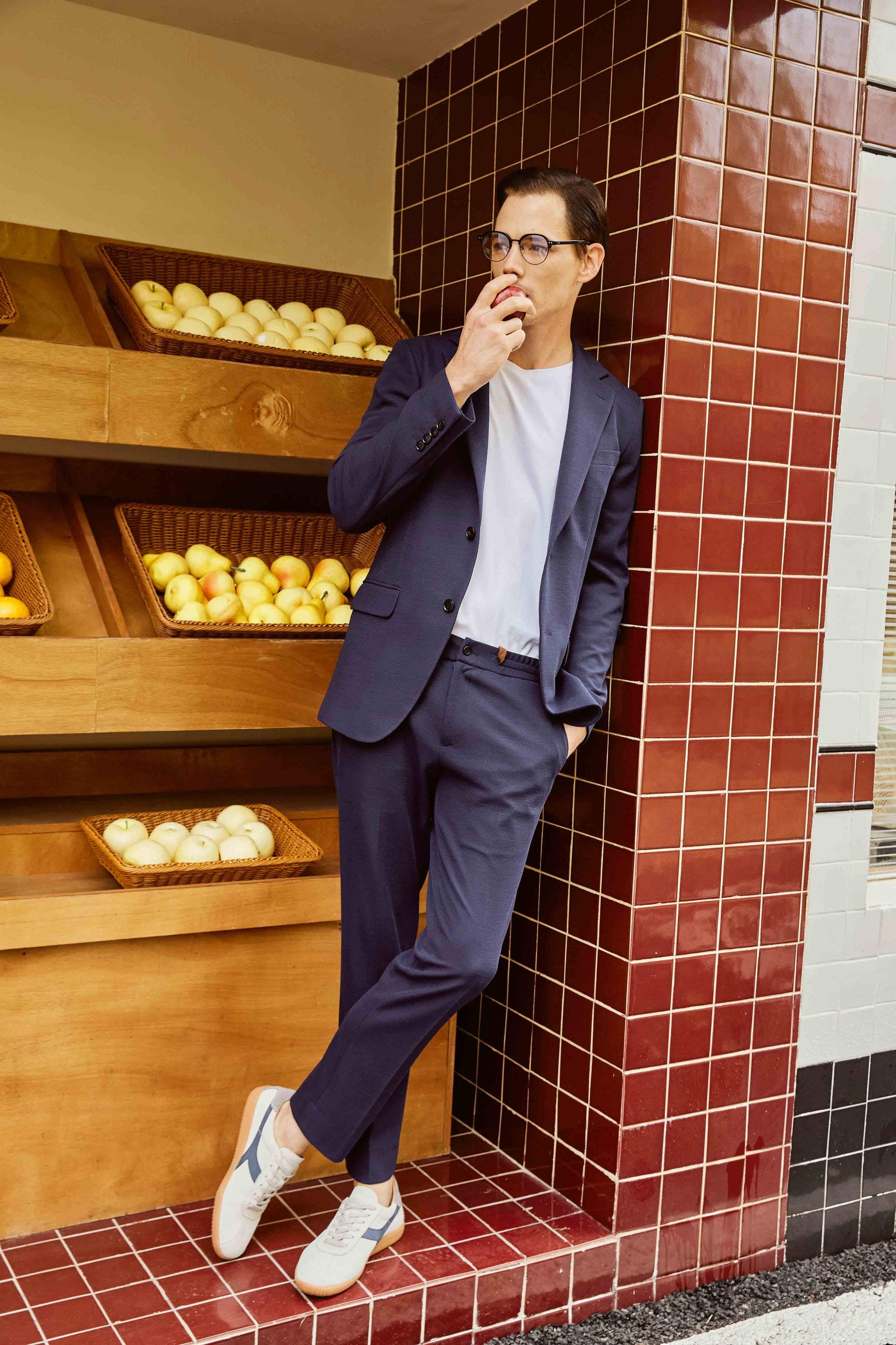 Textured Coat and Pant Casual Suit