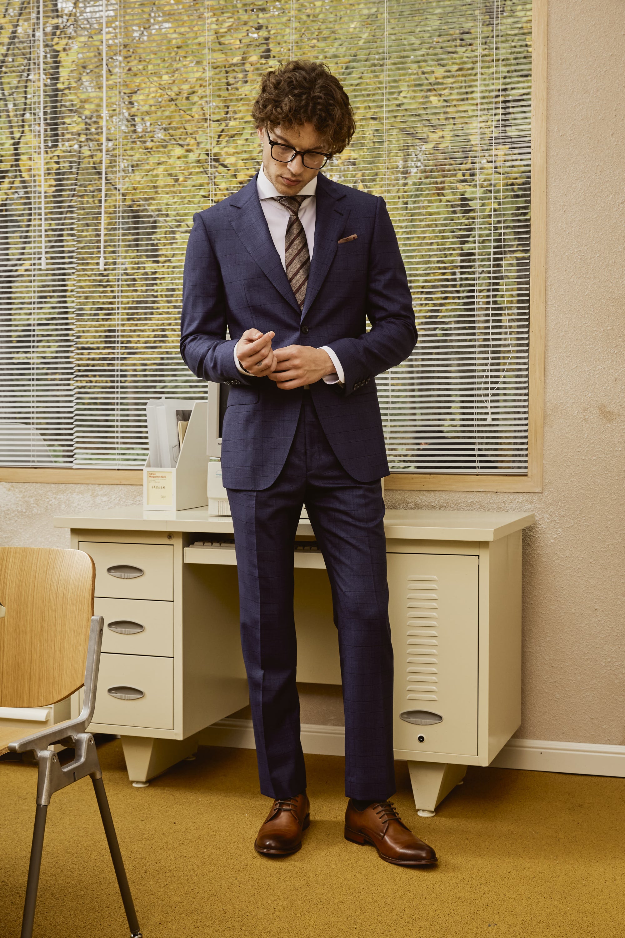  Blue Men's suit