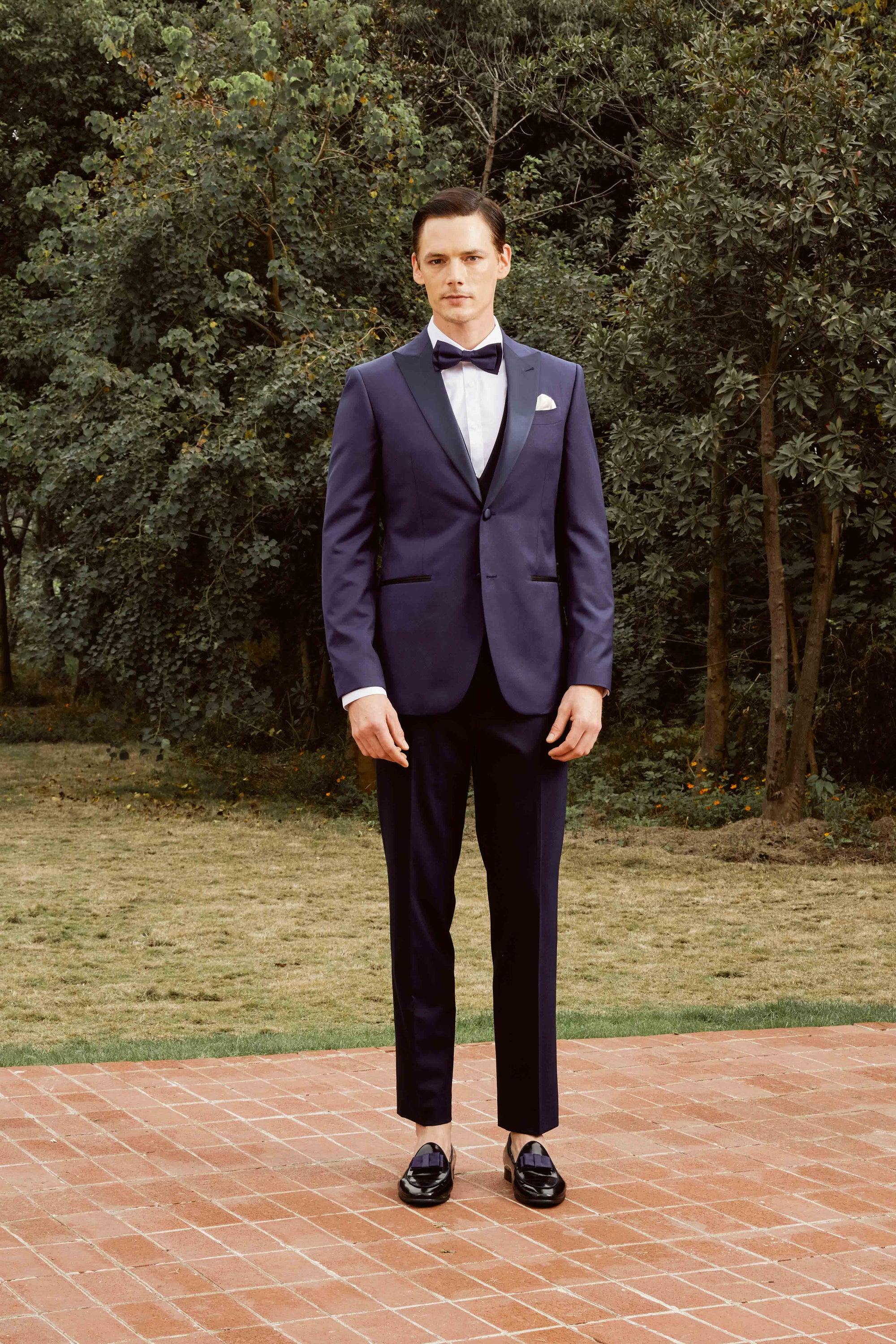 Glazing Blue Suit Set