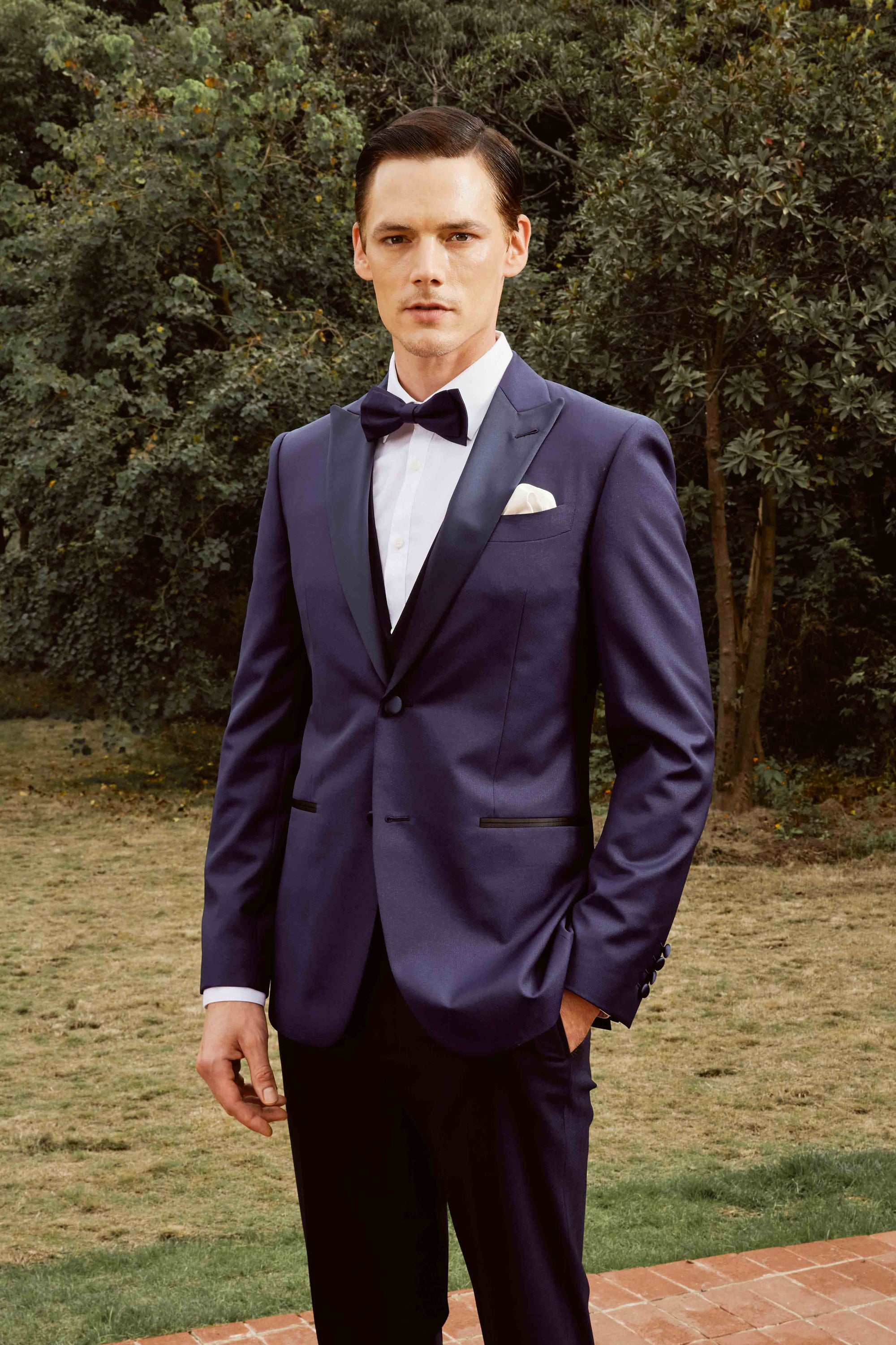 Glazing Blue Suit Set