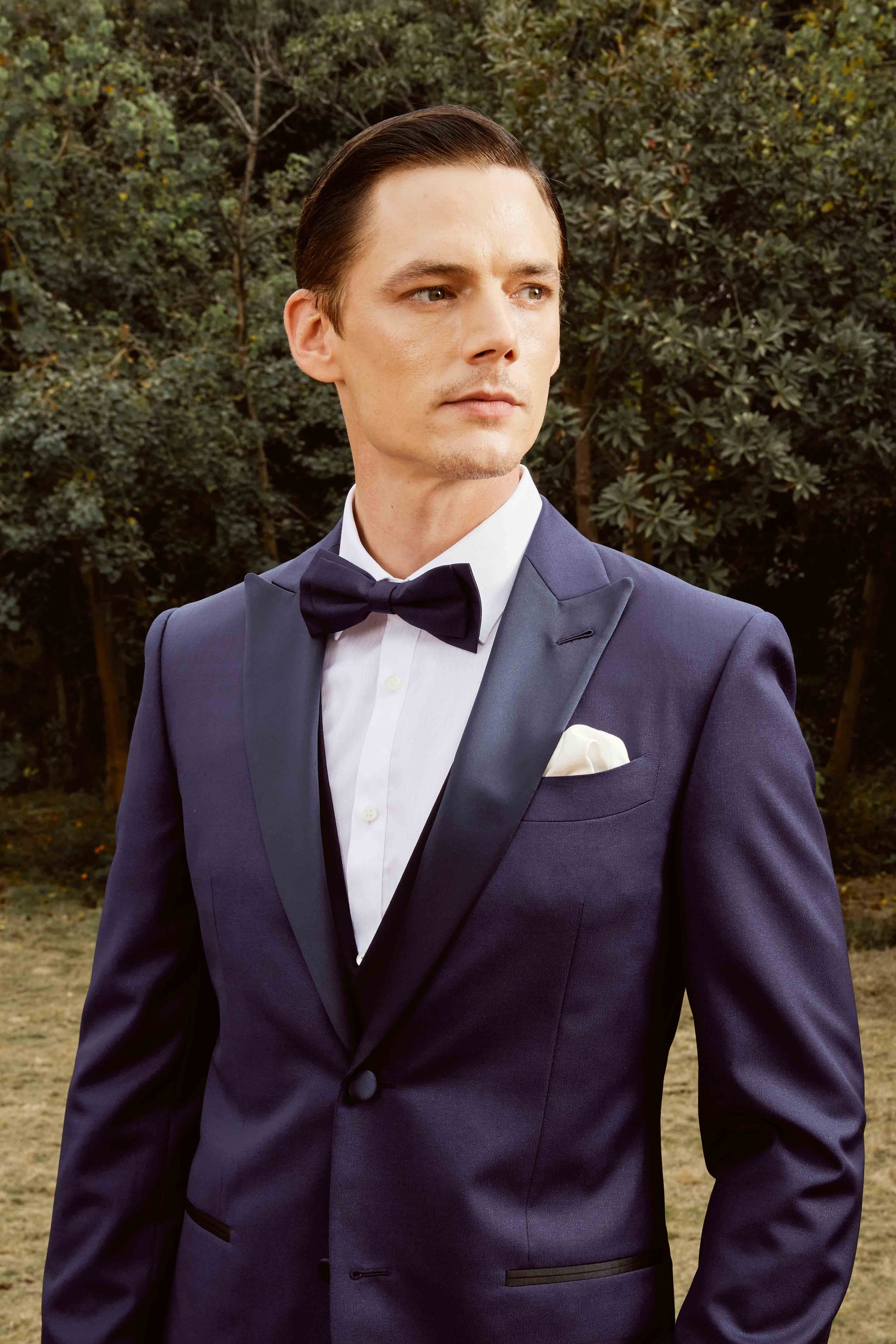 Glazing Blue Suit Set
