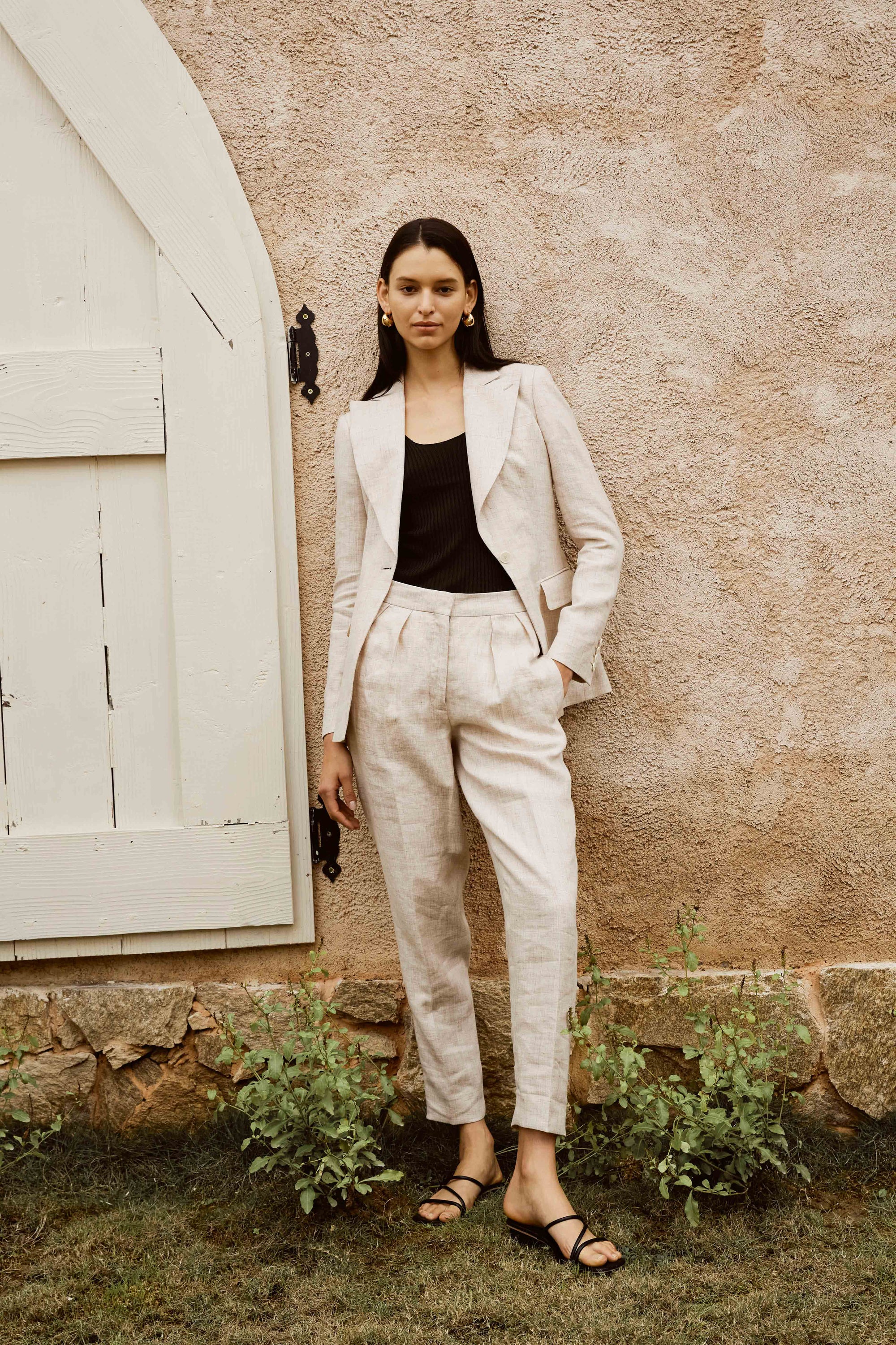 Linen Suit  Set - Women