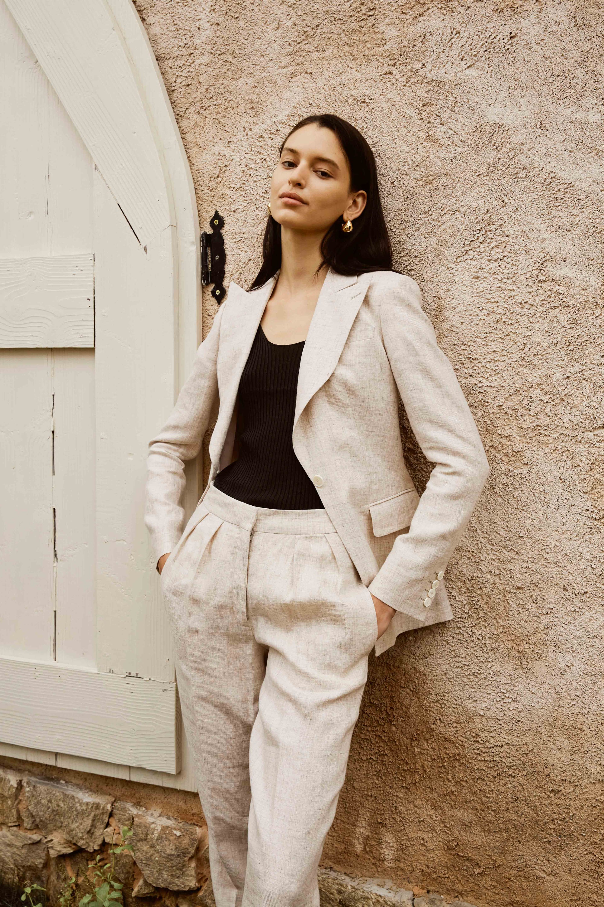 Linen Suit  Set - Women