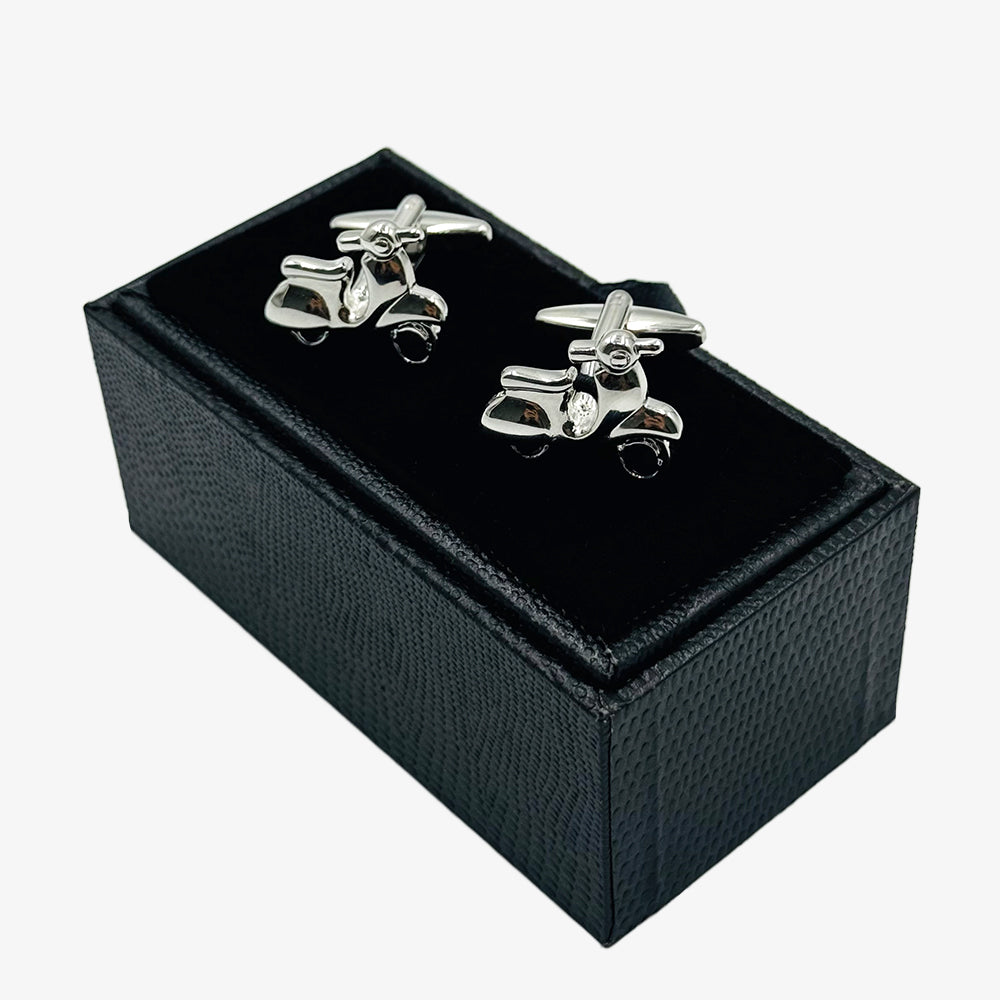 Silver Scooter Cufflinks