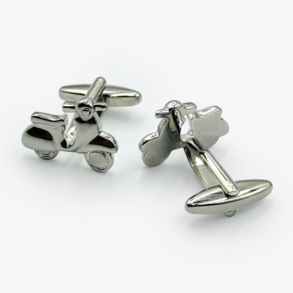 Silver Scooter Cufflinks