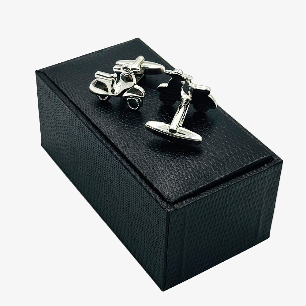 Silver Scooter Cufflinks