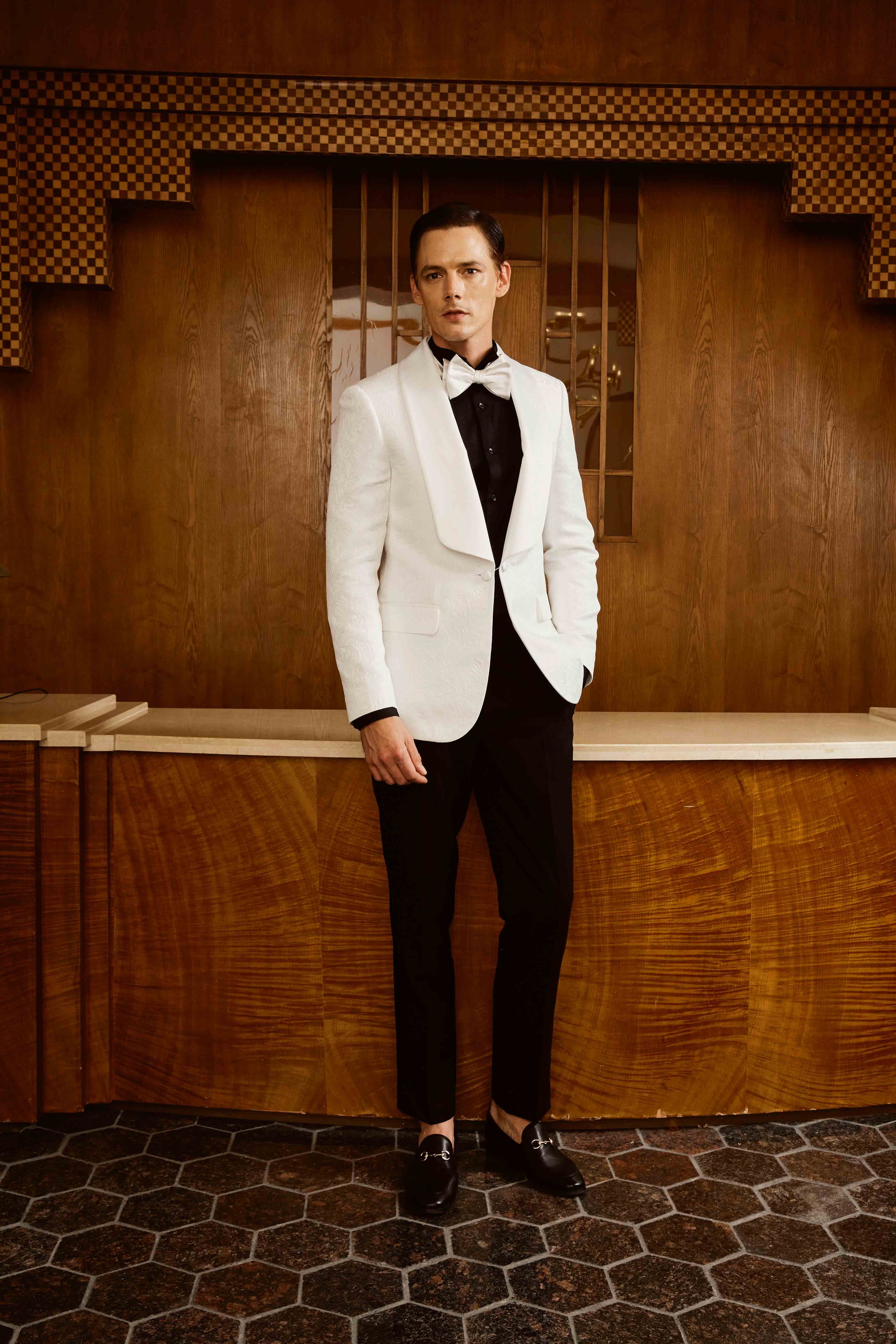 Tuxedo set with customized bow