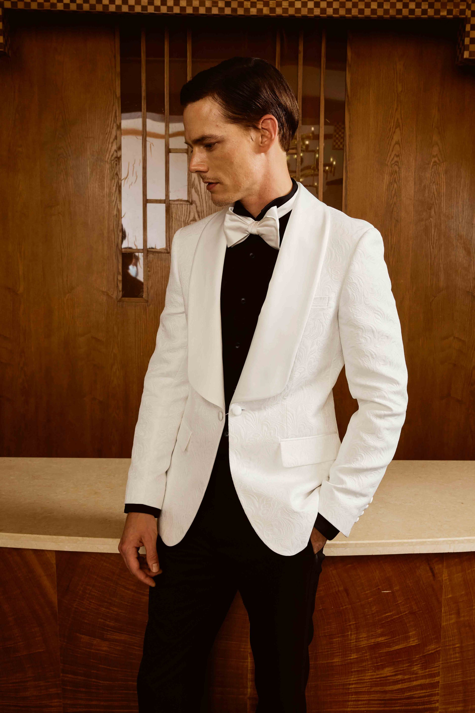 Tuxedo set with customized bow